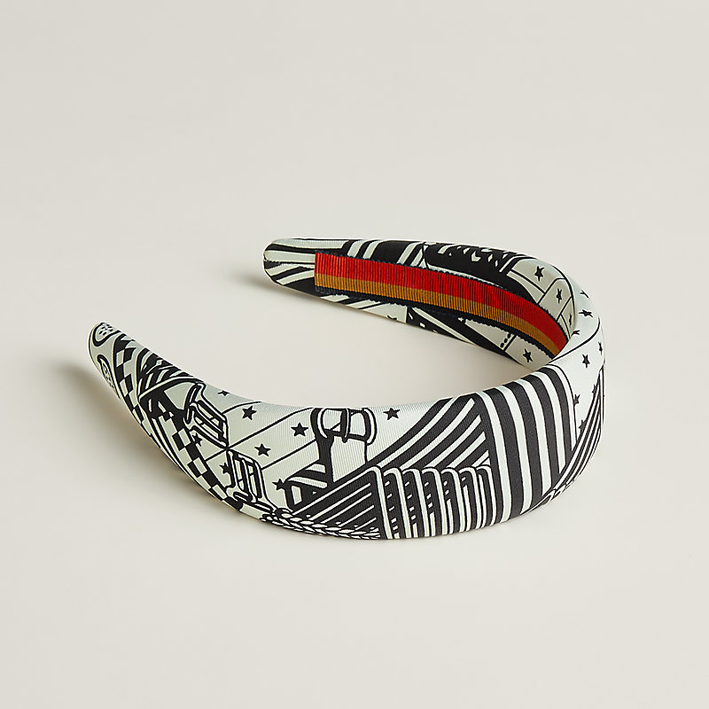 【大人可愛い】HERMES カチューシャ Sangles en Zigzag Bandana Sangles en Zigzag Bandana